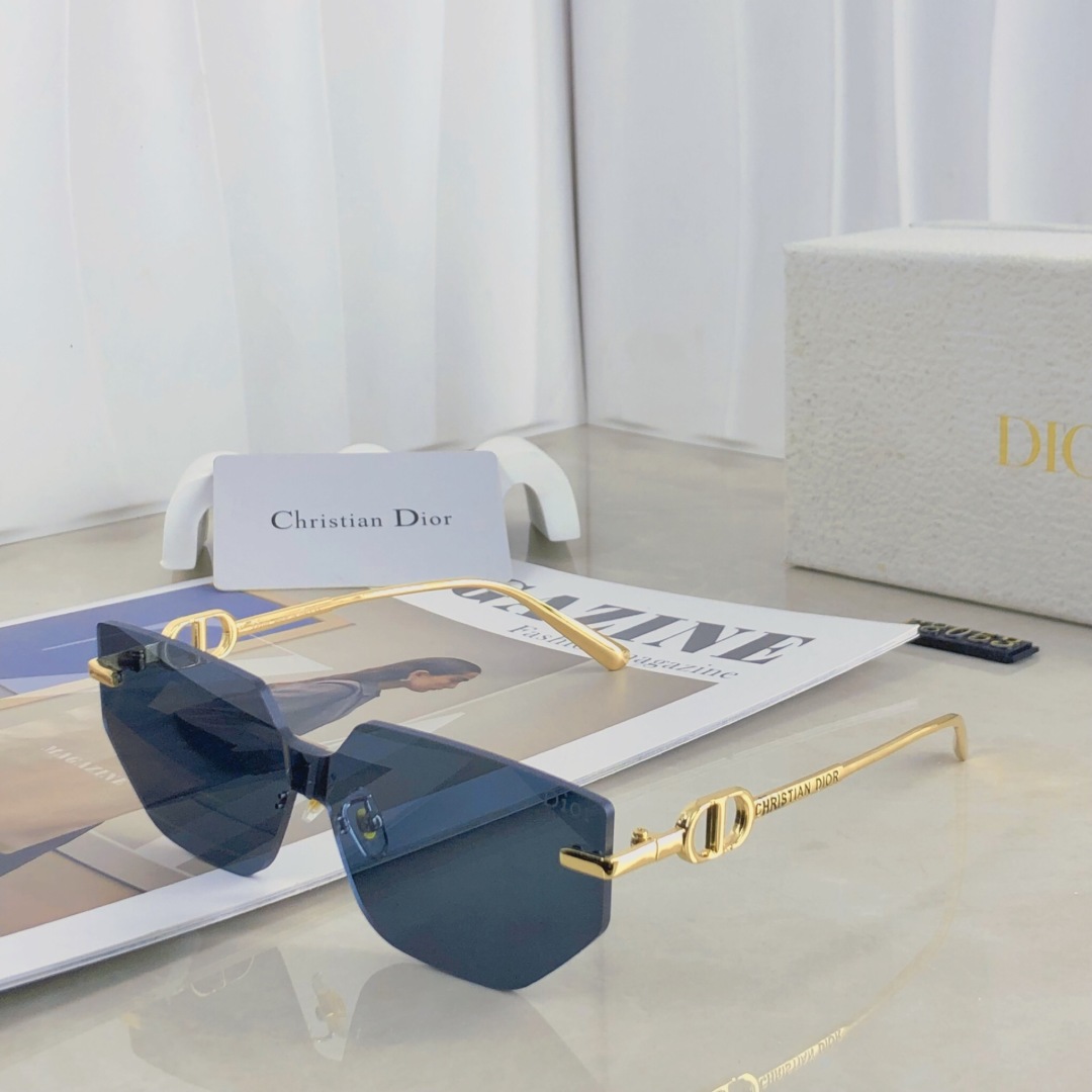 。。Dior2025新款潮牌太阳眼镜男女款太阳镜墨镜高品质金属框架