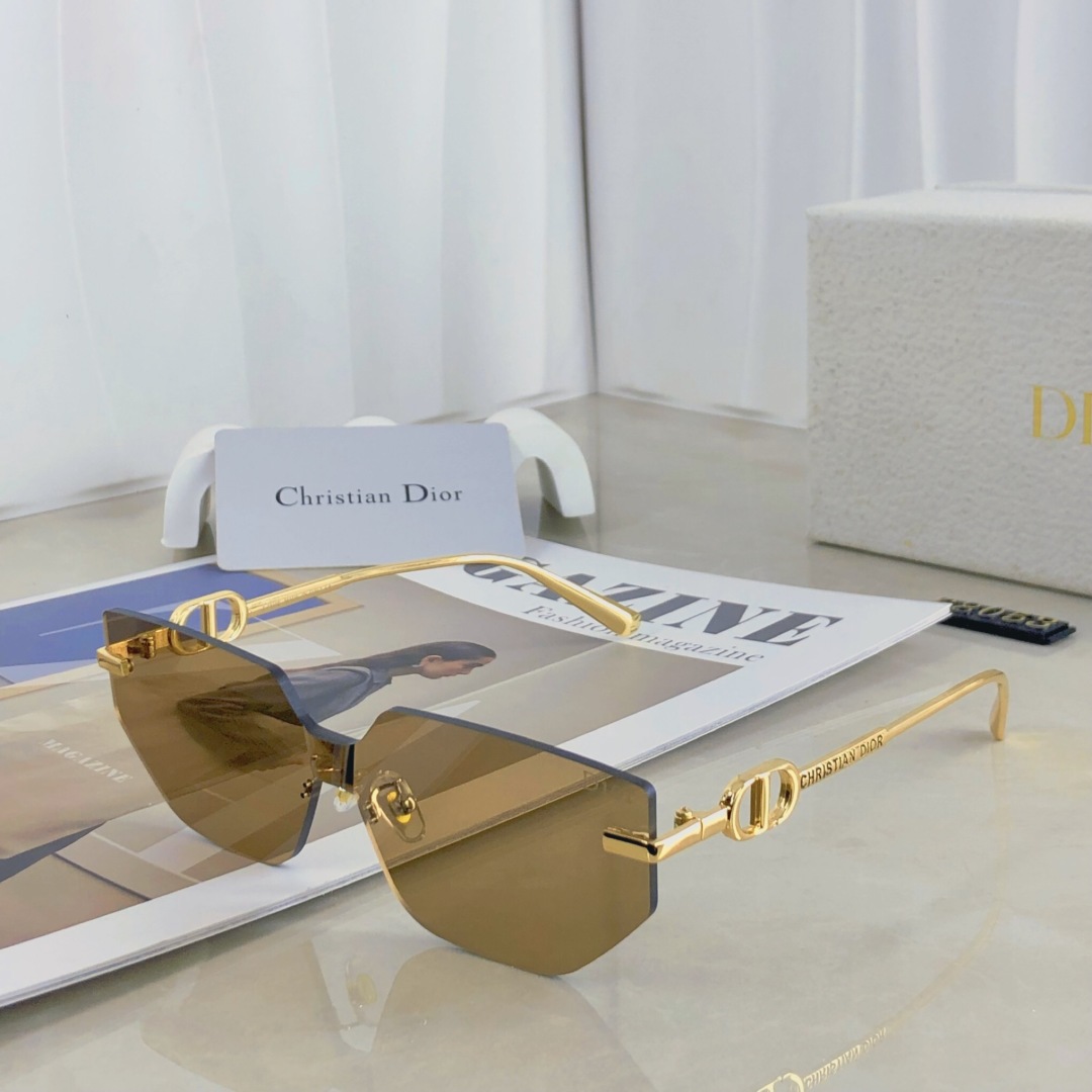 。。Dior2025新款潮牌太阳眼镜男女款太阳镜墨镜高品质金属框架
