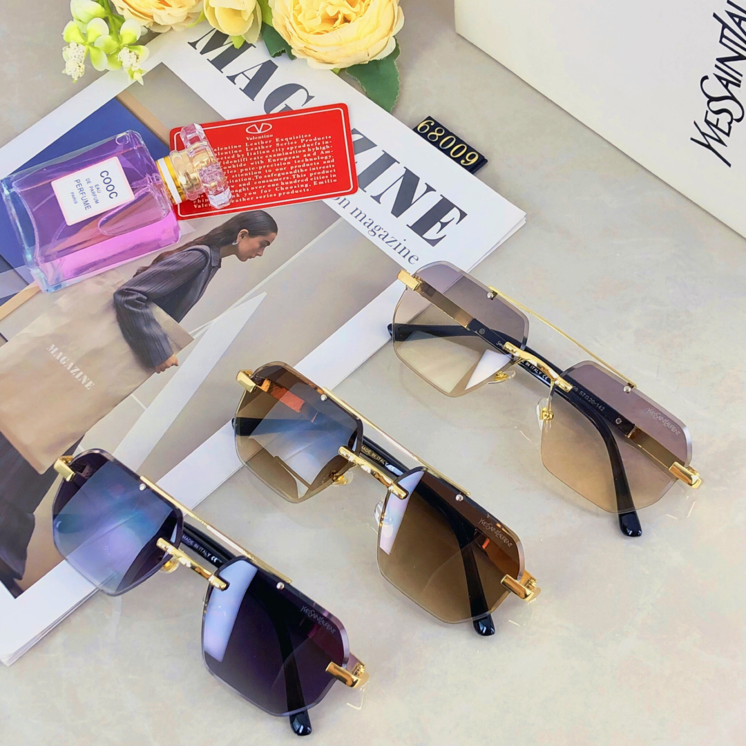 NO:248832,YSL frameless double beam glasses personality versatile driving travel sunglasses anti-ultraviolet sunglasses trendy glasses sunglasses sunglasses, glasses, saint laurent19860909YSL无框双梁眼镜个性百搭开车旅行墨镜防紫外线太阳镜潮流眼镜墨镜太阳镜,眼镜,saint laurent,glasses