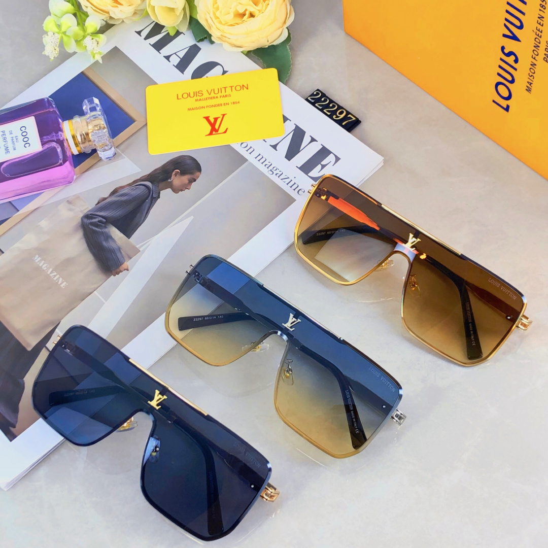NO:248828,Louis vuitto* Internet celebrity trendy large frame integrated sunglasses men and women high-end personalized couples sunglasses large face slimming glasses sunglasses sunglasses, glasses, louis vuitton19860909Louis vuitto*网红潮流大框一体式墨镜男女高级感个性连体情侣款太阳镜大脸显瘦眼镜墨镜太阳镜,眼镜,louis vuitton,glasses