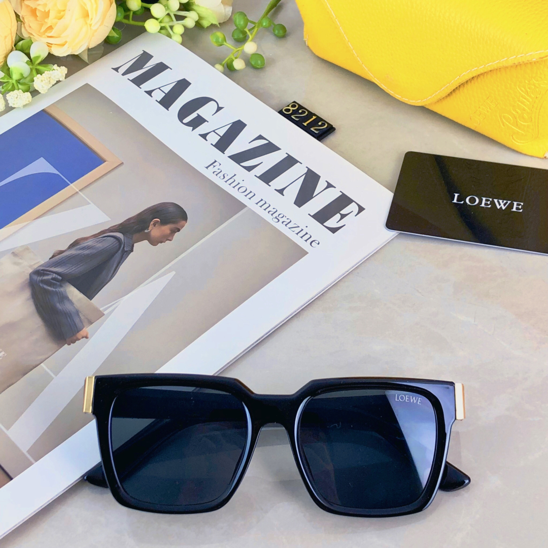 。。Loew*2025新款时尚防晒墨镜女夏季网红女太阳眼镜ins潮大脸显瘦