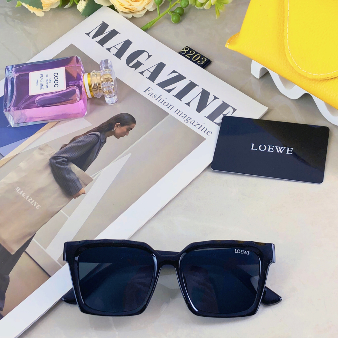 。。Loew*2025新款时尚防晒墨镜女夏季网红女太阳眼镜ins潮大脸显瘦
