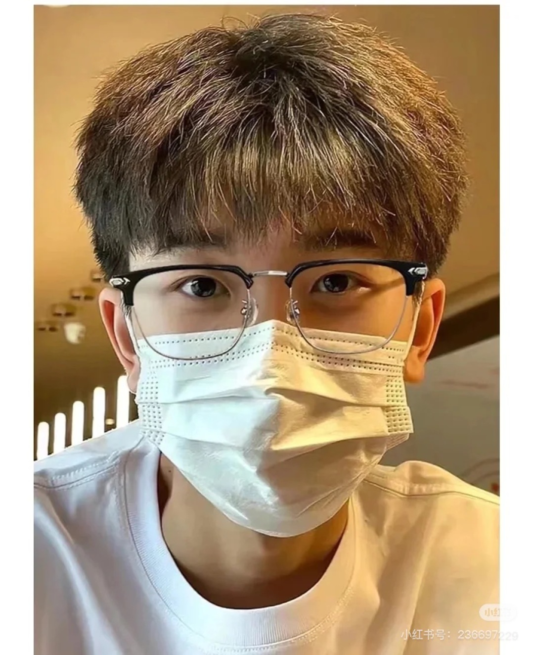 🔥🔥Dio*超轻斯文半框眼镜男款痞帅近视度数可配大脸方圆脸眼睛镜框女