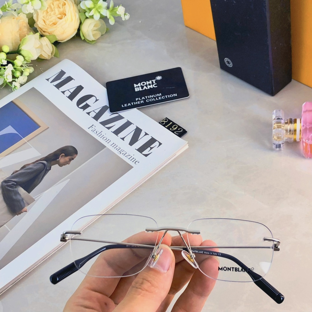 NO:257134,Mont Blan* ultralight metal frameless myopia frame fashion trend art anti-blue light goggles flat glasses frame sunglasses sunglasses, glasses19860909Mont Blan*超轻金属无框近视架时尚潮流文艺防蓝光护目平光眼镜框眼镜墨镜太阳镜,眼镜,glasses