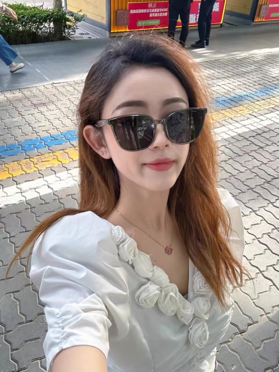 。。花儿与少年胡先煦同款GM墨镜男款防紫外线太阳眼镜女2025新款PLOT