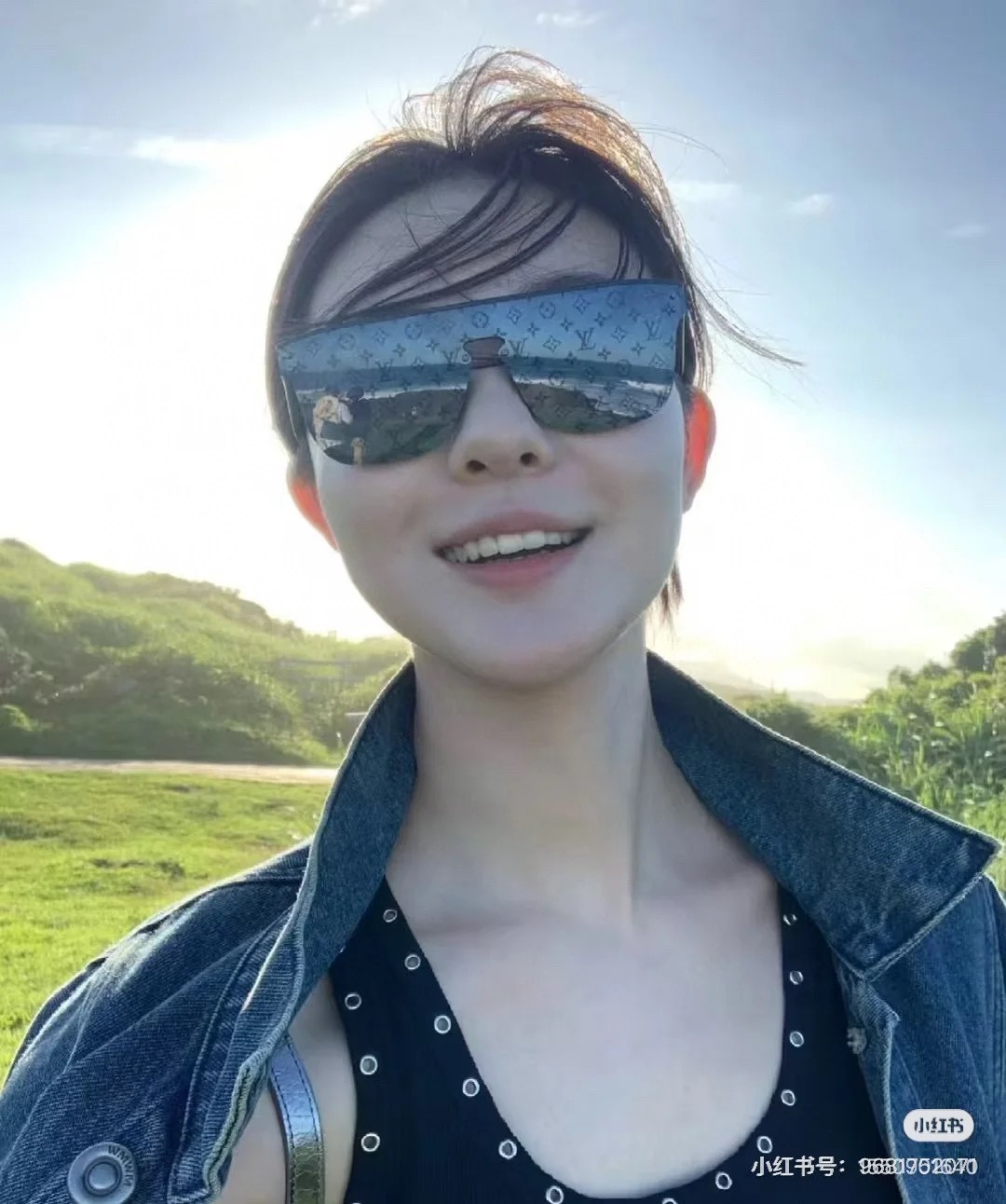 。。Louis vuitto*街拍潮流字母气质轻奢太阳镜 方形显瘦男女款时尚个性沙滩墨镜