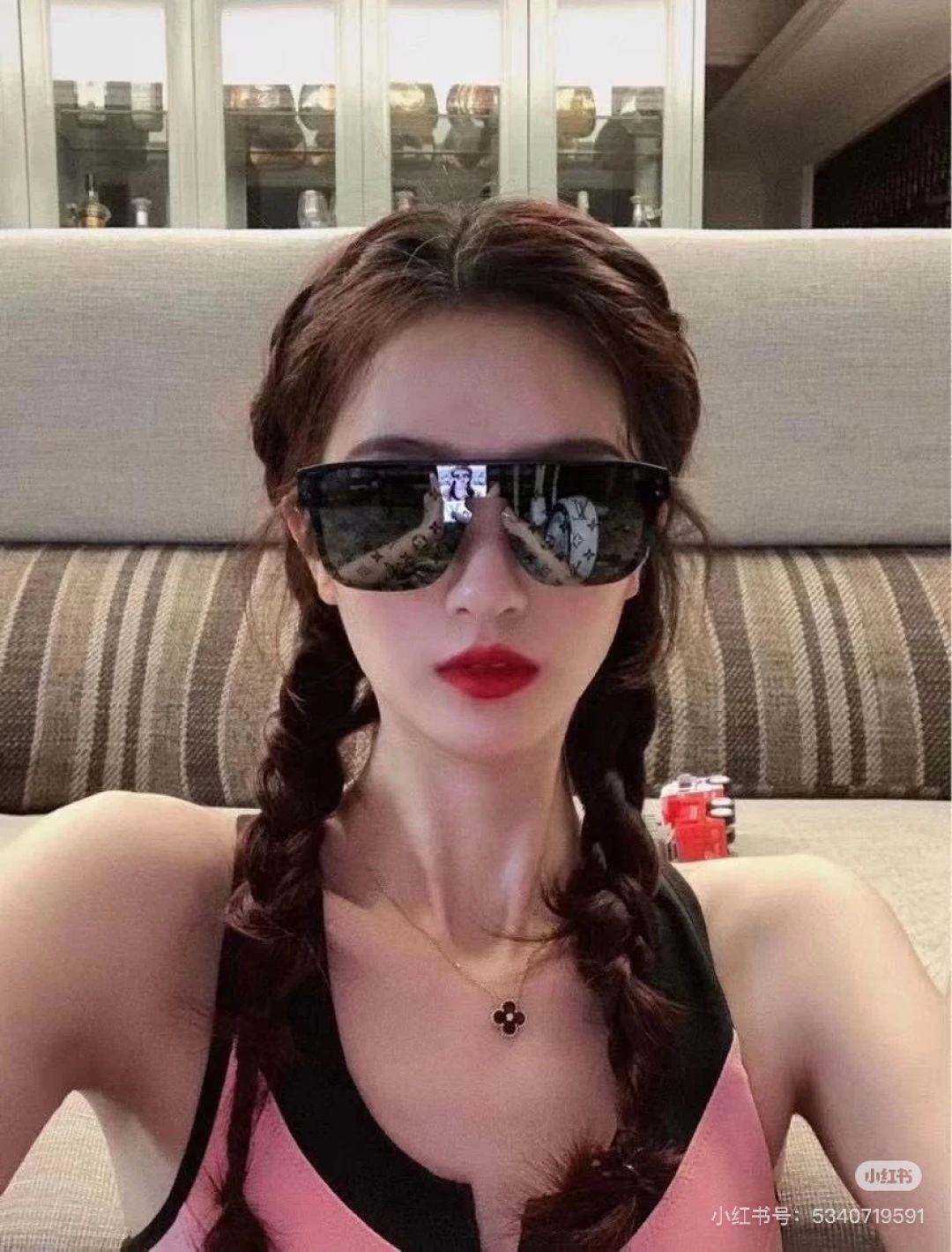 。。Louis vuitto*超大框方形太阳镜潮男女欧美显瘦开车墨镜复古一体式眼镜ins网红
