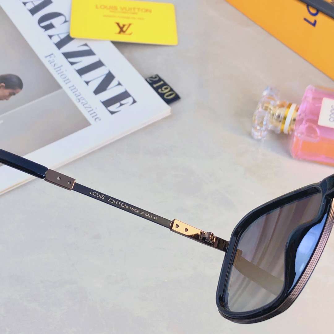 。。Louis vuitto*欧美时尚方框太阳镜男款个性简约墨镜男跨境sunglasses