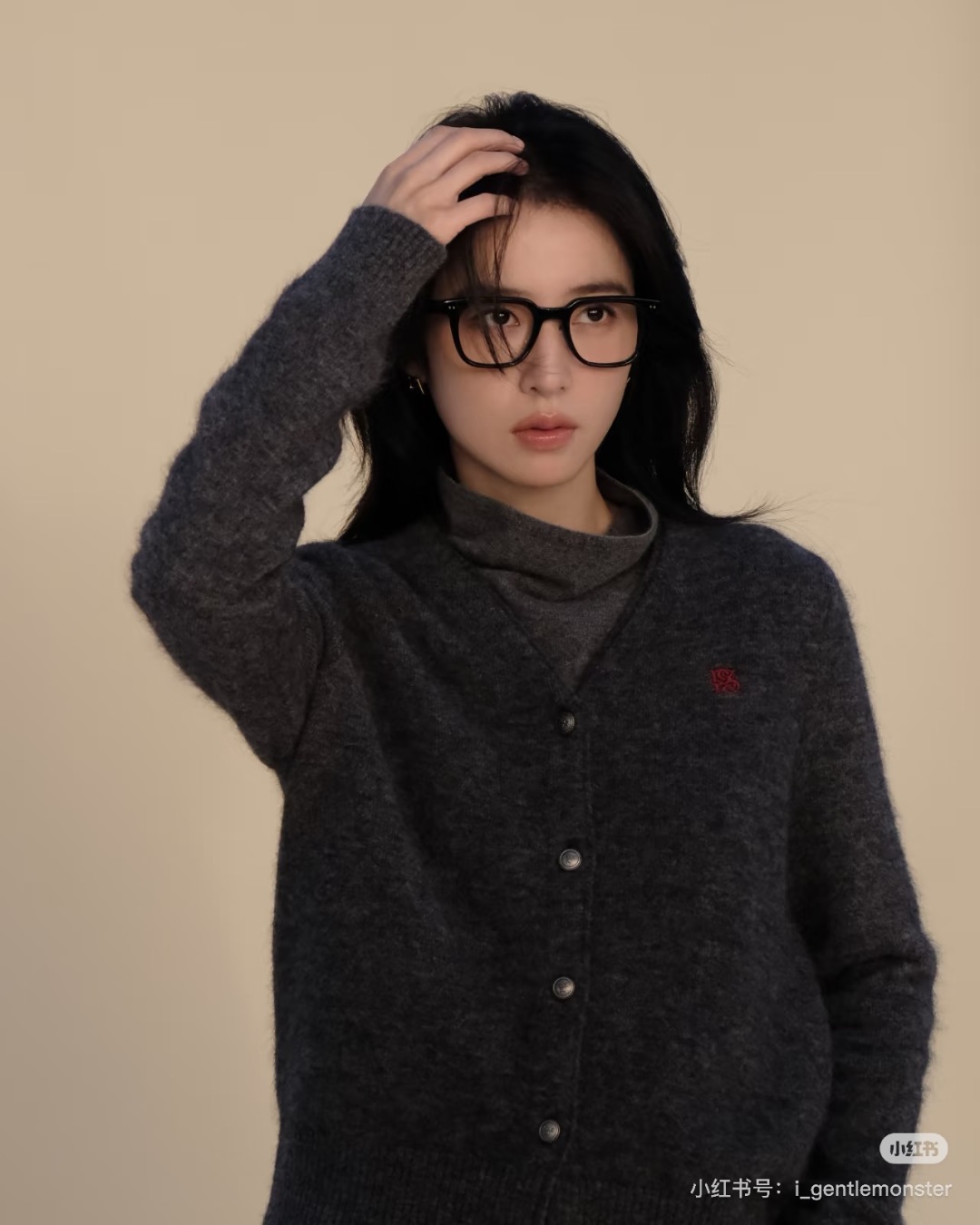 。。GM眼镜框男女马吉拉联名款MM117时尚复古方形板材可配近视眼镜架