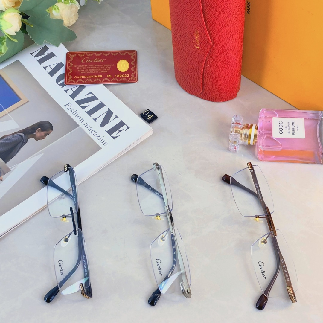 NO:358275,Cartie* square frameless glasses Internet celebrity retro svene ins high-end sense can be matched with myopia glasses glasses sunglasses, glasses, cartier19860909Cartie*方形无框眼镜网红复古斯文ins高级感可配近视眼镜眼镜墨镜太阳镜,眼镜,cartier,glasses