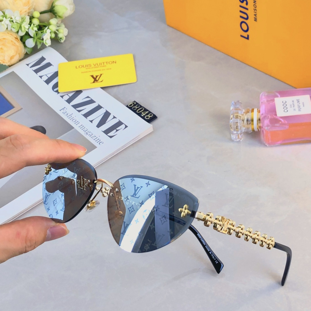 NO:359282,Louis vuitto*ins internet celebrity fashion cat eye sunglasses women design sense metal threaded legs sunglasses men and women frameless versatile trendy cool glasses sunglasses sunglasses, glasses, louis vuitton19860909Louis vuitto*ins网红时尚猫眼墨镜女设计感金属螺纹腿太阳镜男女无框百搭潮酷眼镜墨镜太阳镜,眼镜,louis vuitton,glasses