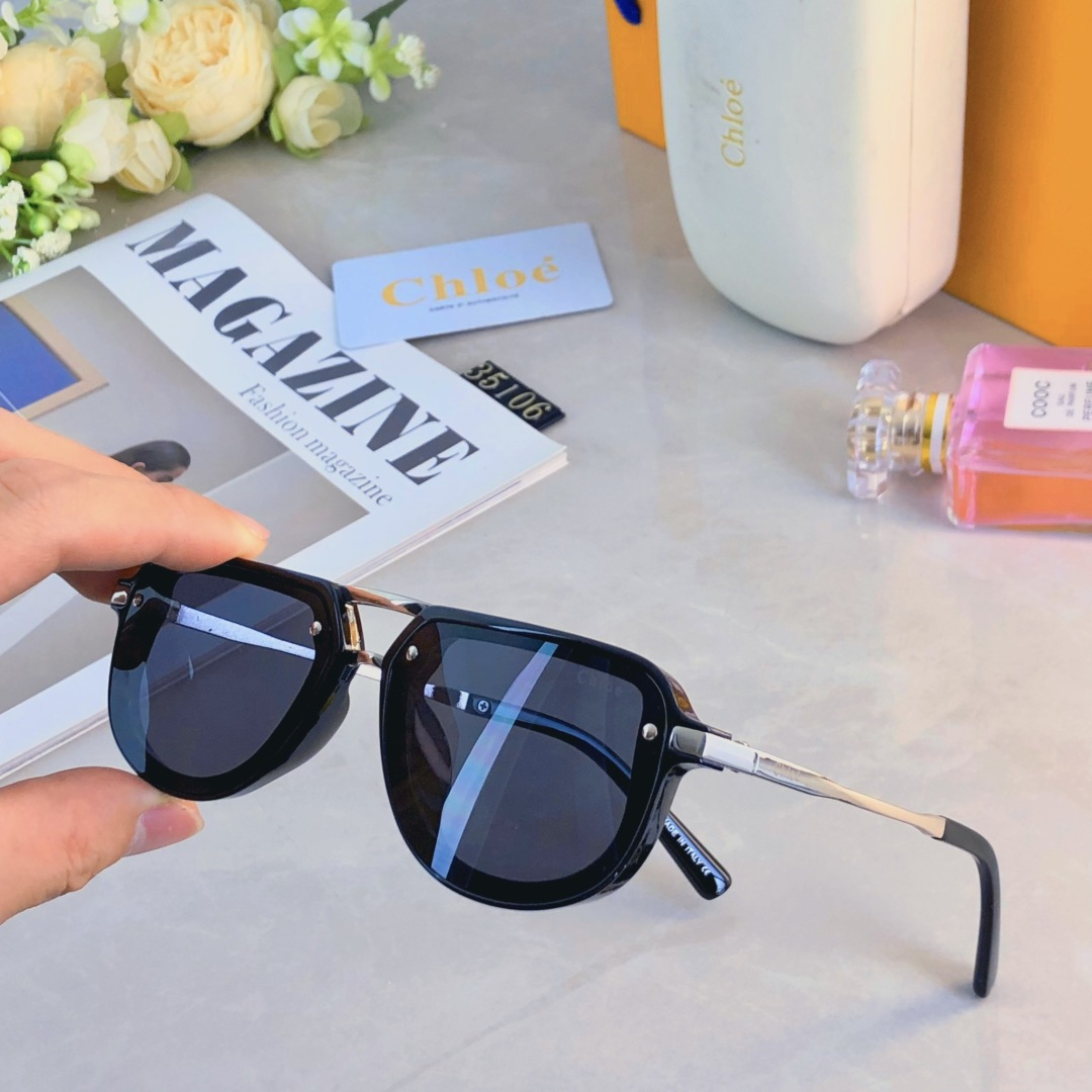 NO:359355,Chlo* trendy sunglasses frame retro men and women versatile non-face anti-ultraviolet driving sunglasses sunglasses sunglasses, glasses, chloe19860909Chlo*潮款太阳眼镜框架复古男女百搭素颜防紫外线开车墨镜眼镜墨镜太阳镜,眼镜,chloe,glasses