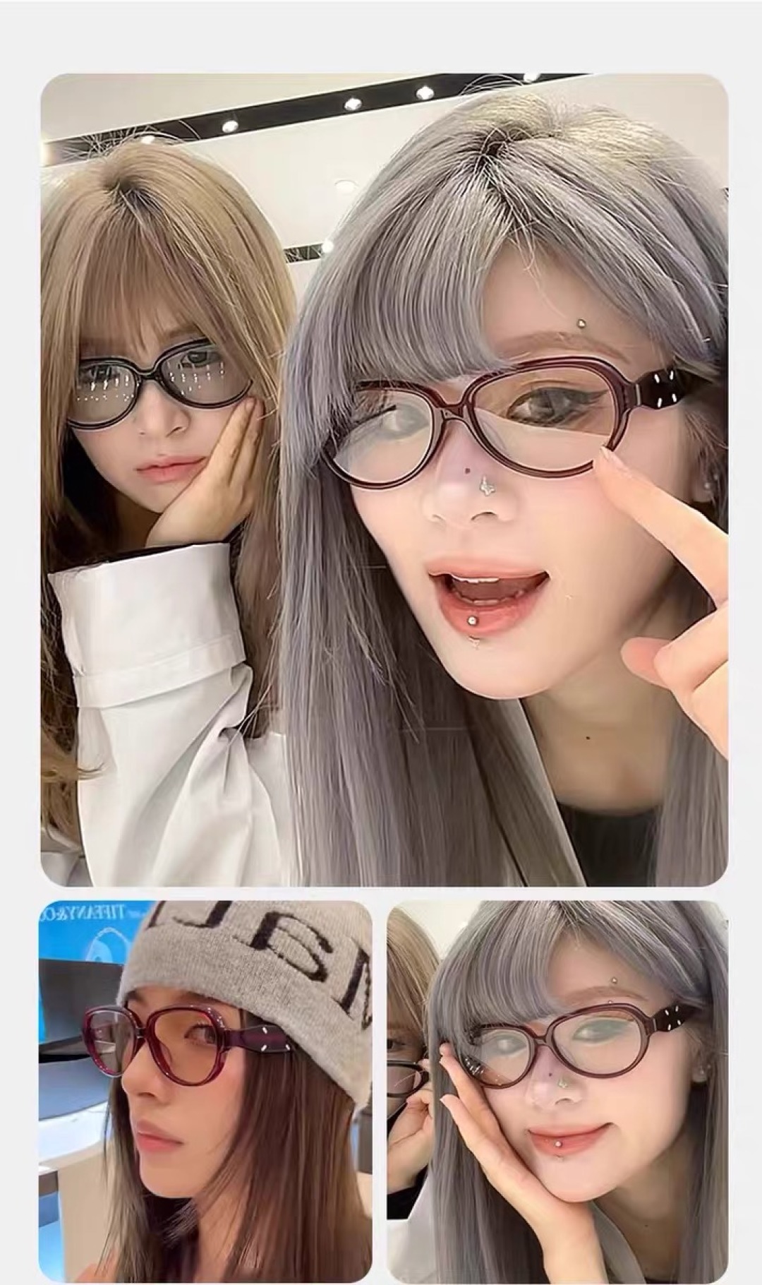 。。明星同款GM马吉拉合作大框素颜眼镜架男女近视防蓝光