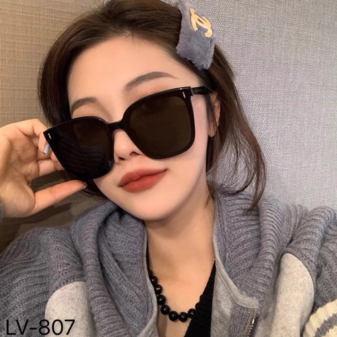 。。LOUISVUITTON*新款墨镜女高级感ins网红款偏光防晒太阳镜大框圆脸显瘦眼镜男款