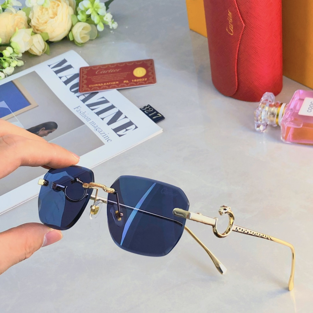 NO:366132,Cartie* European and American retro frameless edged sunglasses trendy high-end round face slim punk notch sunglasses glasses sunglasses, glasses, cartier19860909Cartie*欧美复古无框切边墨镜潮高级感圆脸显瘦朋克风缺口太阳眼镜眼镜墨镜太阳镜,眼镜,cartier,glasses