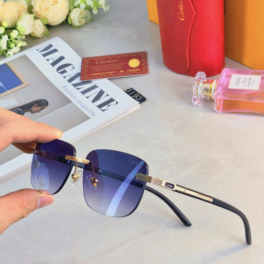 NO:367314,Cartie* retro simple handsome sunglasses frameless gradient change color-changing sun protection sunglasses UV400 can be matched with myopia glasses sunglasses, glasses, cartier19860909Cartie*复古简约痞帅墨镜无框渐变可变色防晒太阳眼镜UV400可配近视眼镜墨镜太阳镜,眼镜,cartier,glasses
