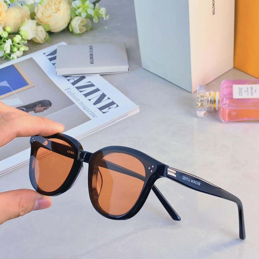 。。2035爆火GM墨镜高级感潮流时尚板材太阳眼镜经典黑超防紫外线