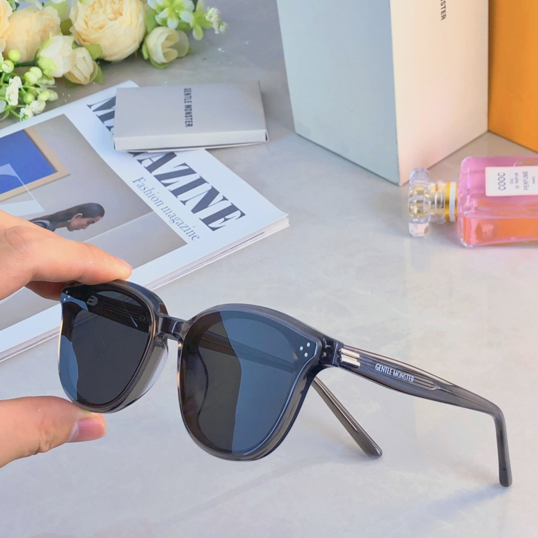。。2035爆火GM墨镜高级感潮流时尚板材太阳眼镜经典黑超防紫外线