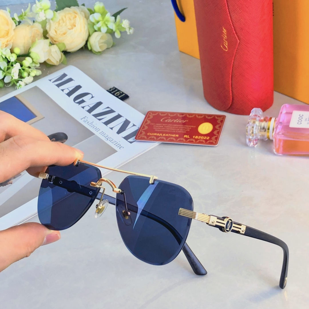 NO:368023,Cartie's latest fashion light luxury metal frameless vacation trendy version sunglasses outdoor sunglasses sunglasses sunglasses sunglasses, glasses, cartier19860909Cartie*新款时尚轻奢金属无框度假潮版太阳镜户外墨镜眼镜墨镜太阳镜,眼镜,cartier,glasses