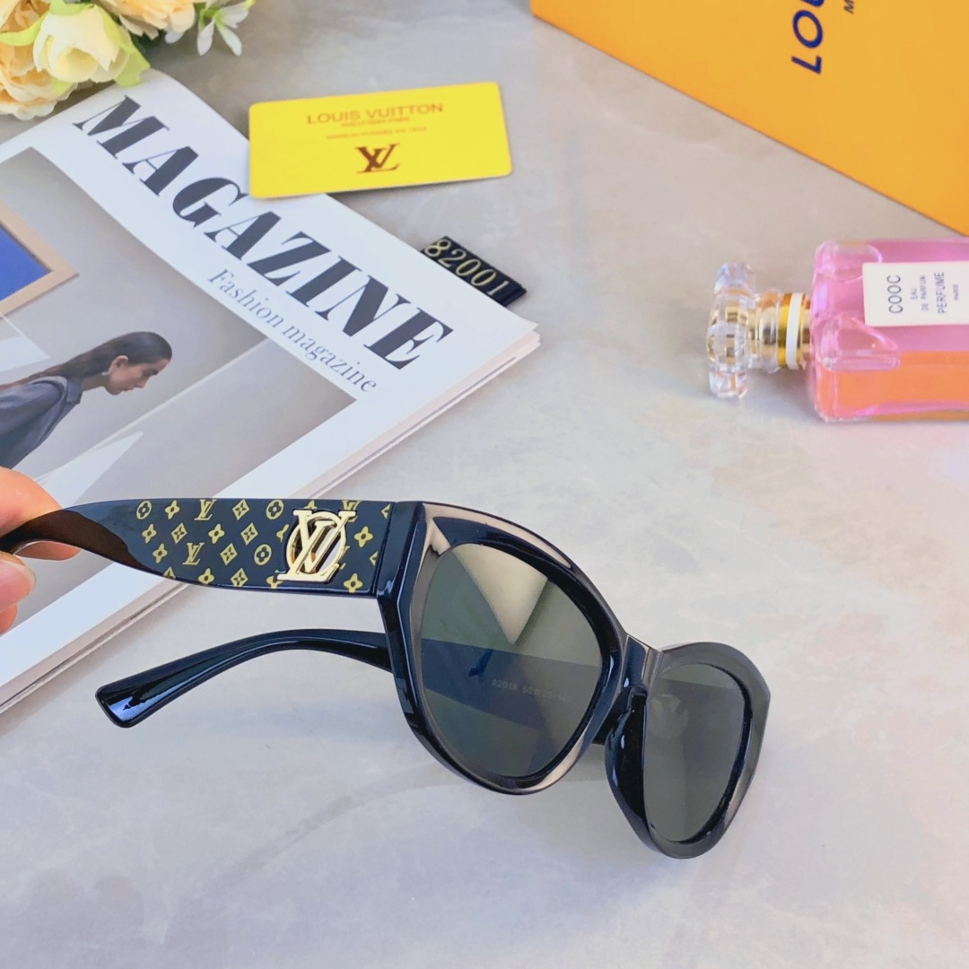 。。Louis vuitto*韩版高级感网红时尚墨镜夏季旅行遮阳高级感大脸显脸小太阳镜