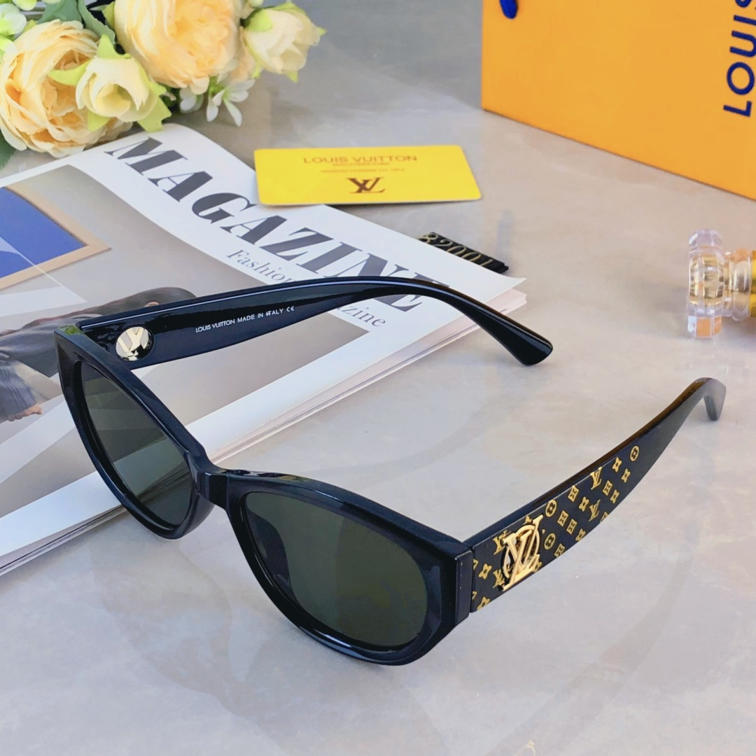 。。Louis vuitto*韩版高级感网红时尚墨镜夏季旅行遮阳高级感大脸显脸小太阳镜