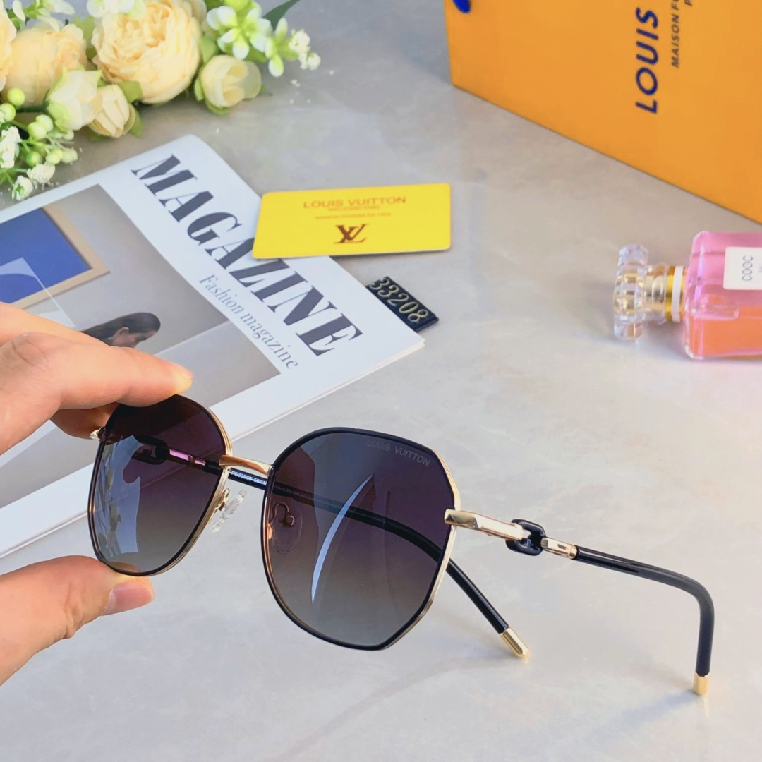 。。Louis vuitto*时尚新款 太阳眼镜高品质高质感模特款百搭潮酷遮阳金属