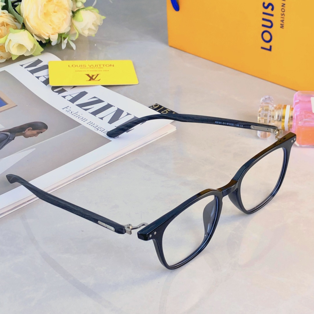 。。Louis vuitto*复古木纹眼镜框素颜防蓝光眼镜大框平光镜显脸小框架近视可配度数