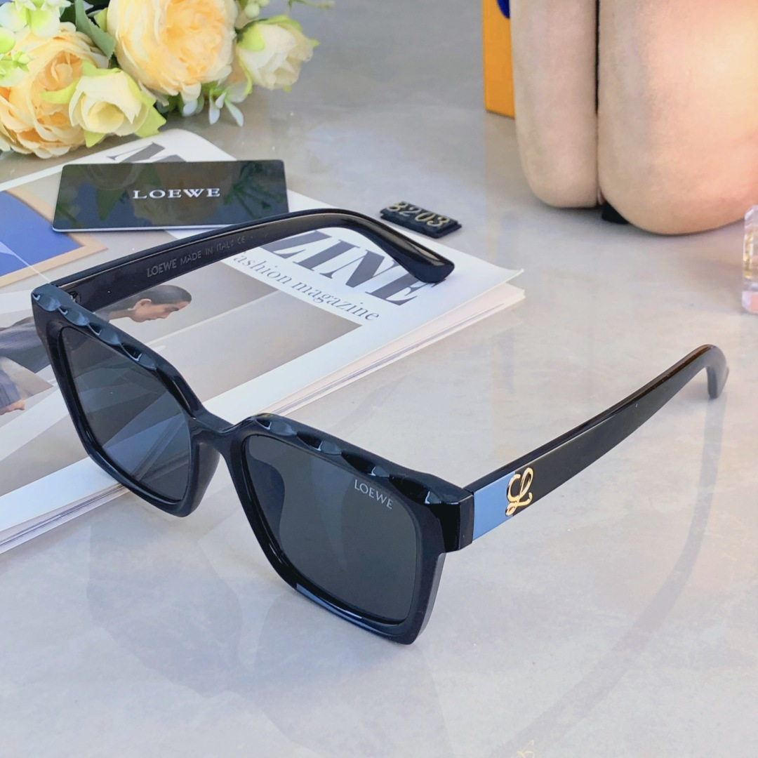 。。Loew*2025新款个性高级感墨镜女高清街拍素颜网红太阳眼镜