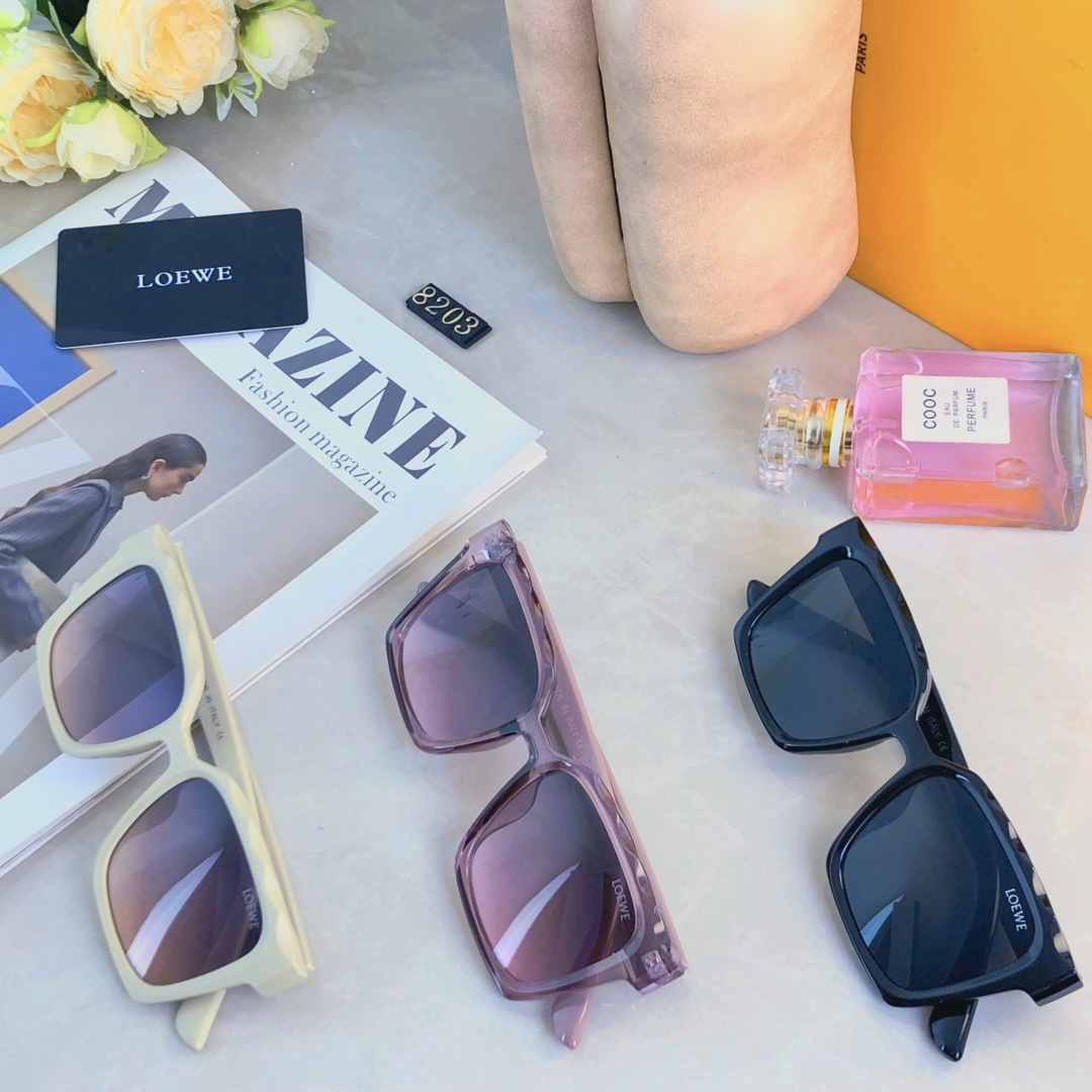 。。Loew*2025新款个性高级感墨镜女高清街拍素颜网红太阳眼镜