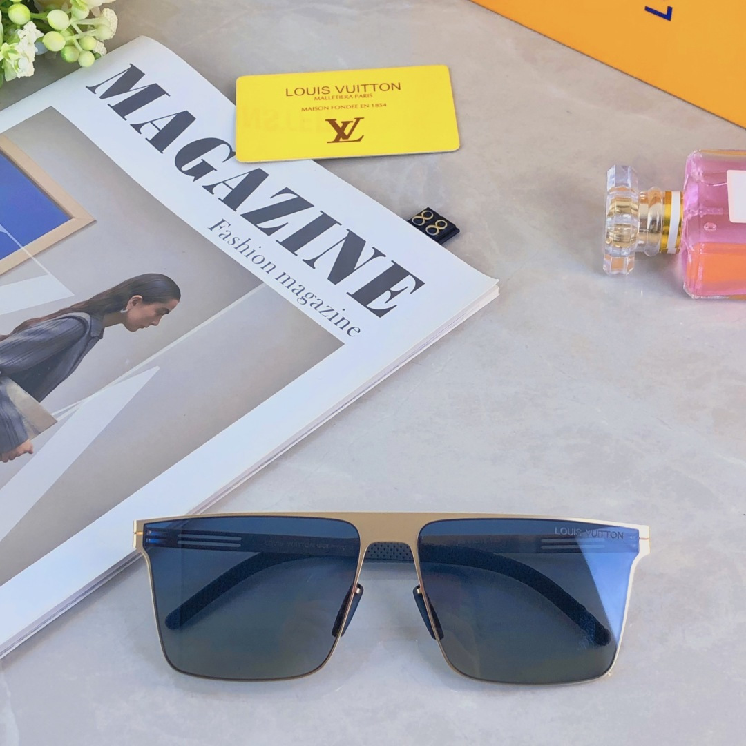 。。Louis vuitto*2025新款尼龙偏光太阳眼镜潮无螺丝开车时尚简约舒适轻