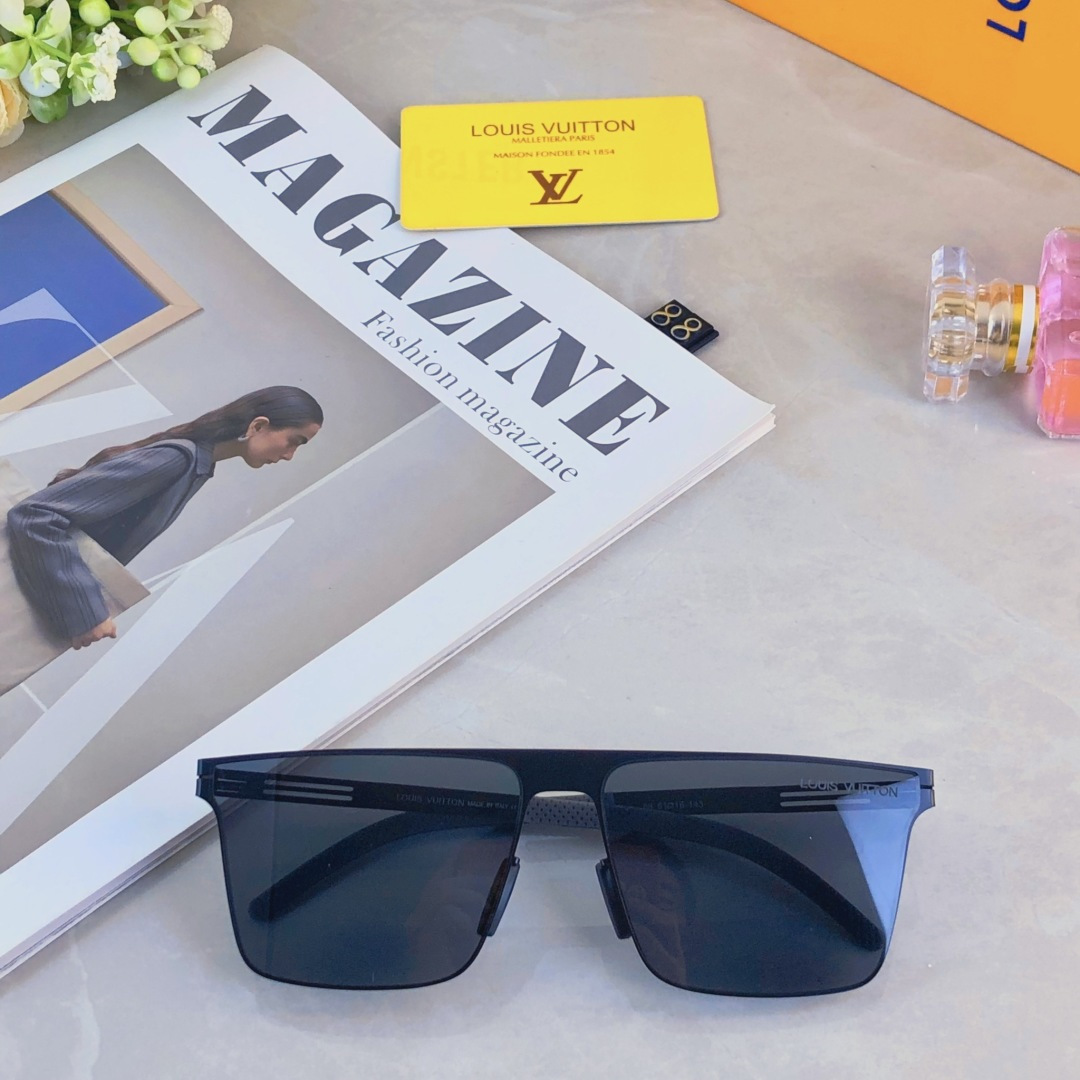 。。Louis vuitto*2025新款尼龙偏光太阳眼镜潮无螺丝开车时尚简约舒适轻