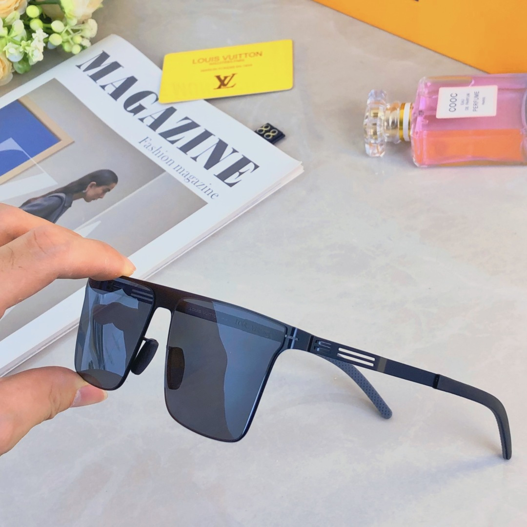 。。Louis vuitto*2025新款尼龙偏光太阳眼镜潮无螺丝开车时尚简约舒适轻
