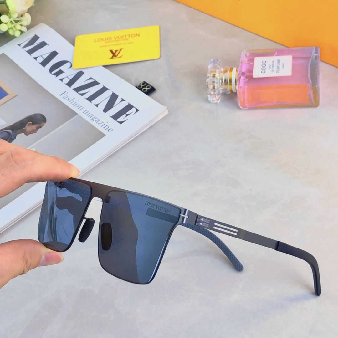 。。Louis vuitto*2025新款尼龙偏光太阳眼镜潮无螺丝开车时尚简约舒适轻