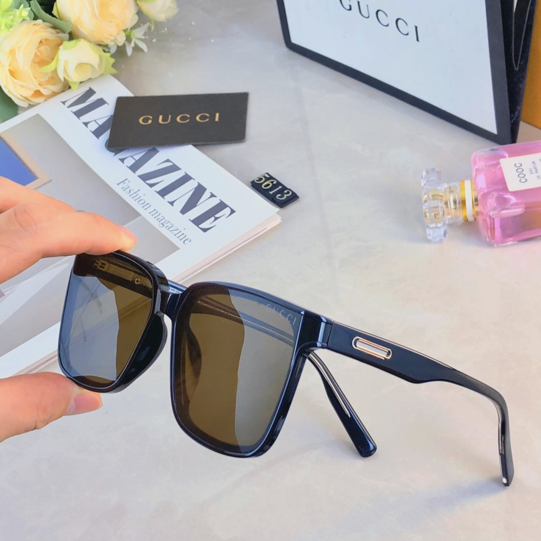 。。Gucc*新款可配曲面镜片墨镜 时尚潮流高颜值太阳镜 折弯镜片眼镜