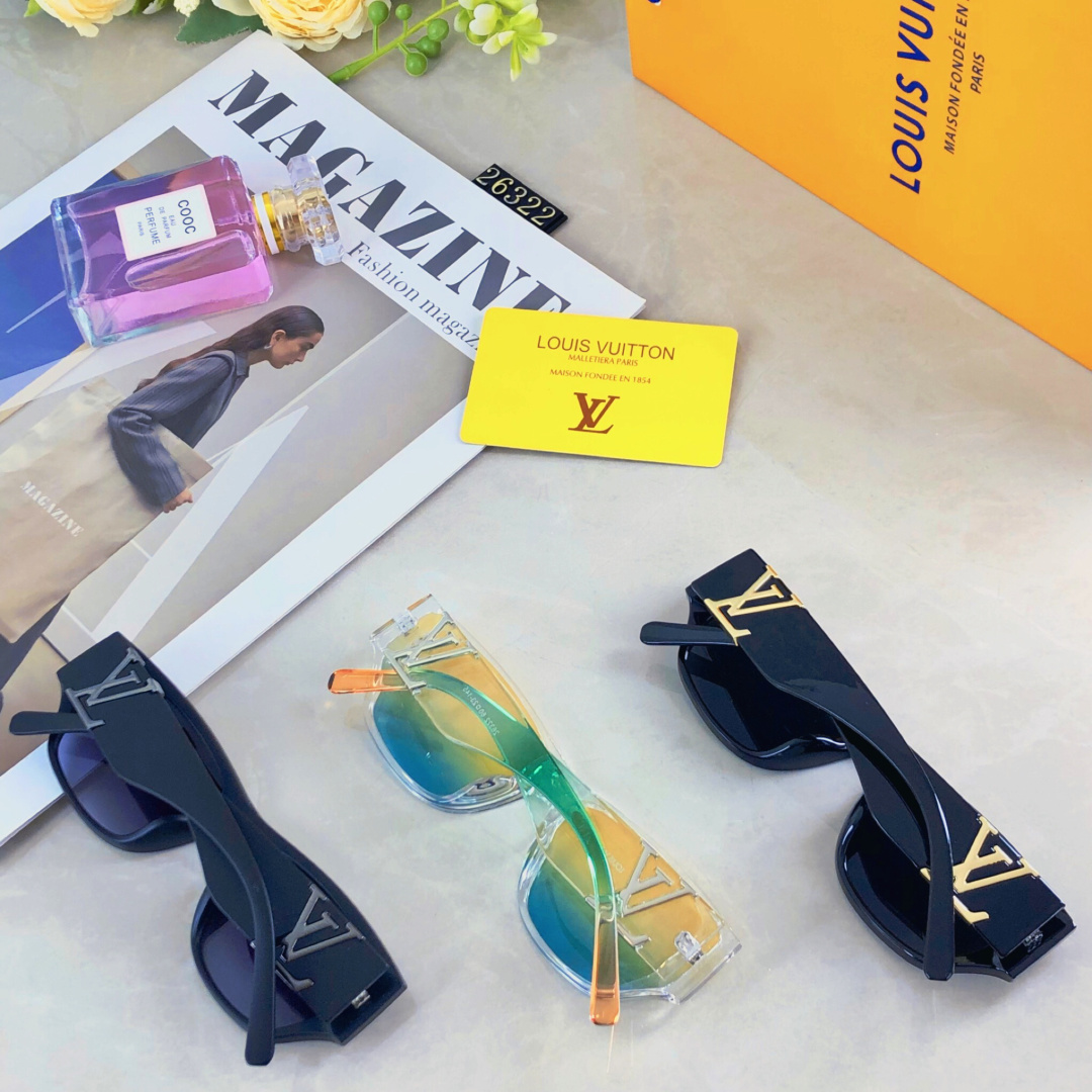 。。Louis vuitto*墨镜女高级感方形时尚复古韩版小框潮流时尚休闲设计太阳眼镜