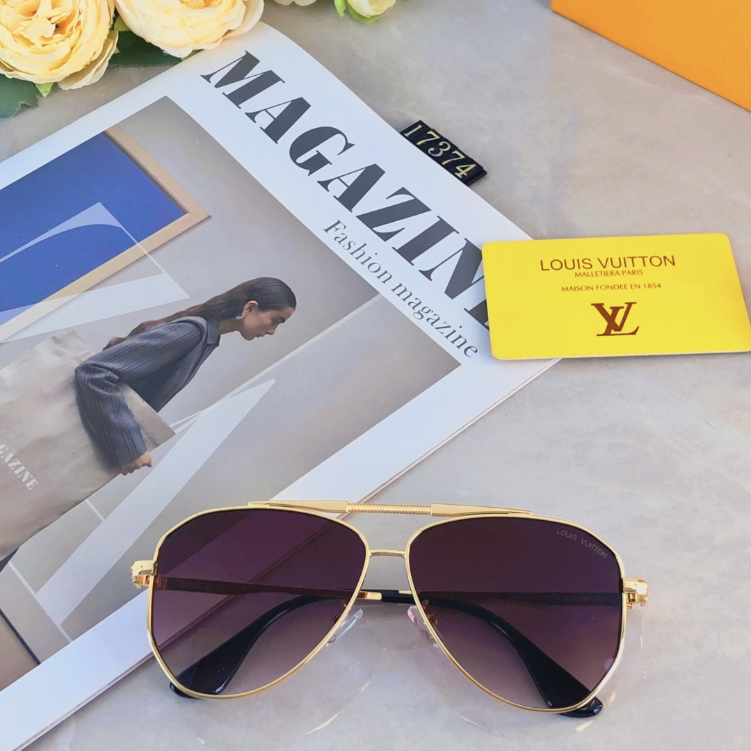 。。Louis vuitto*2025时尚新款蛤蟆墨镜复古素颜百搭男女太阳镜防紫外线眼镜架潮