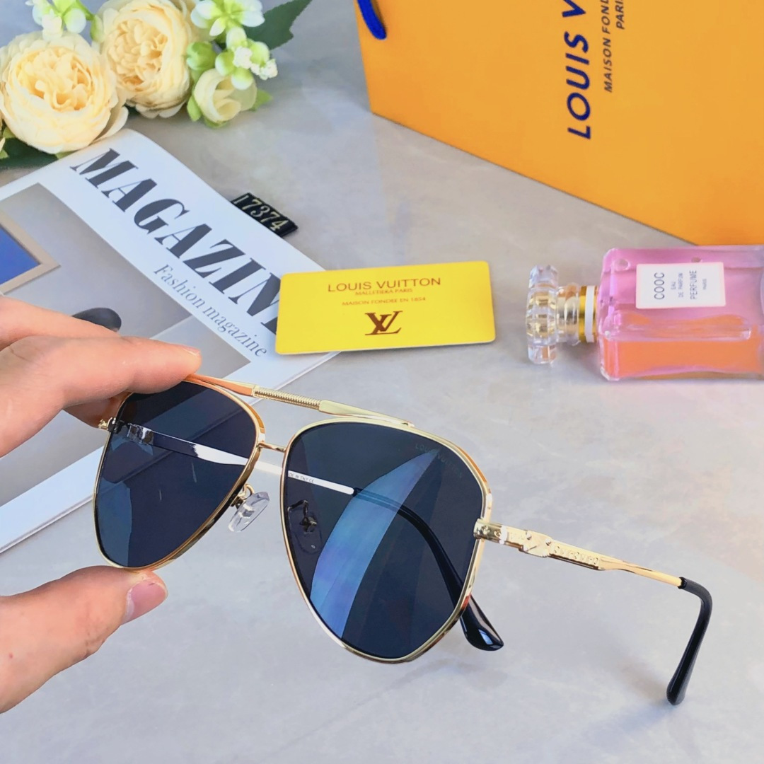 。。Louis vuitto*2025时尚新款蛤蟆墨镜复古素颜百搭男女太阳镜防紫外线眼镜架潮