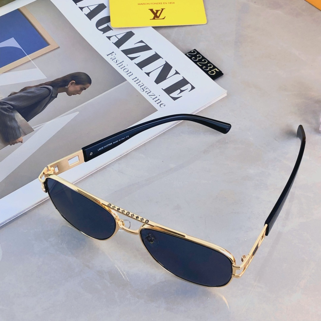 。。Louis vuitto*2025新款双梁太阳镜凹造型拍照墨镜帅气高颜值男女舒适眼镜