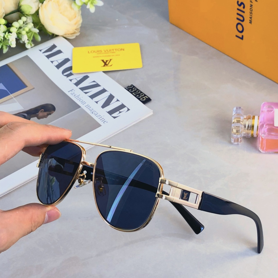 。。Louis vuitto*2025新款双梁太阳镜凹造型拍照墨镜帅气高颜值男女舒适眼镜