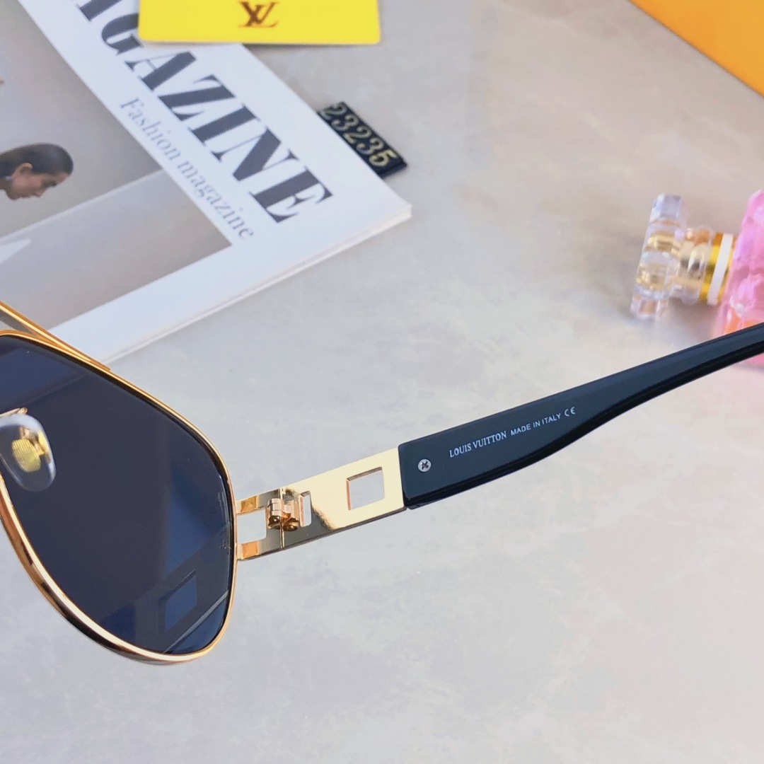 。。Louis vuitto*2025新款双梁太阳镜凹造型拍照墨镜帅气高颜值男女舒适眼镜