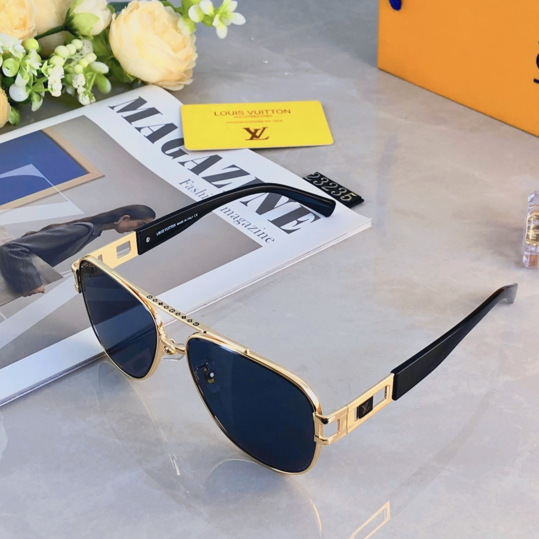 。。Louis vuitto*2025新款双梁太阳镜凹造型拍照墨镜帅气高颜值男女舒适眼镜