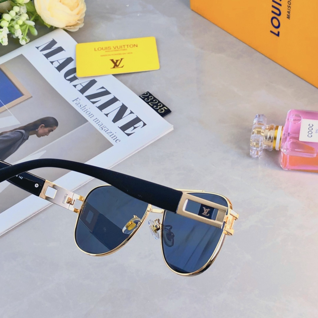 。。Louis vuitto*2025新款双梁太阳镜凹造型拍照墨镜帅气高颜值男女舒适眼镜