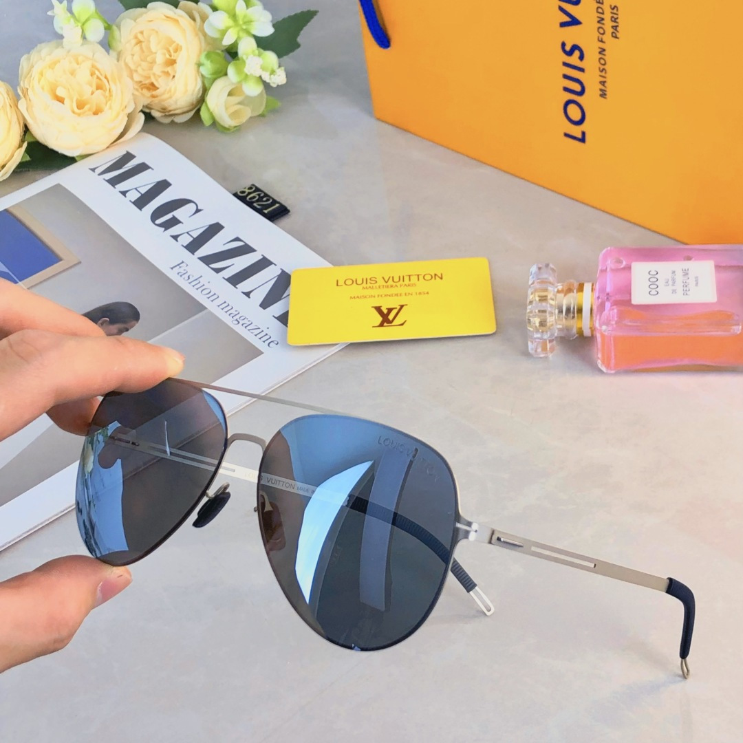 。。Louis vuitto*2025新款百搭尼龙偏光太阳镜时尚潮流太阳墨镜