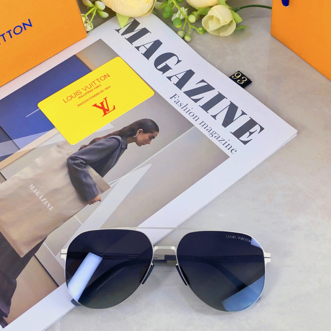 。。Louis vuitto*夏季新款偏光太阳镜欧美双梁飞行员墨镜尼龙户外钓鱼蛤蟆眼镜