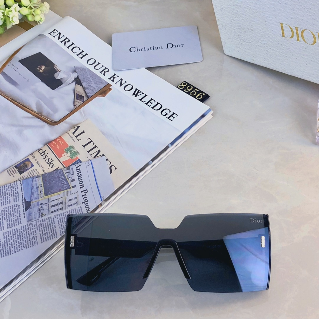 。。Dio*2025新款方框韩版墨镜时尚太阳镜小红书同款瘦脸太阳镜防紫外线.