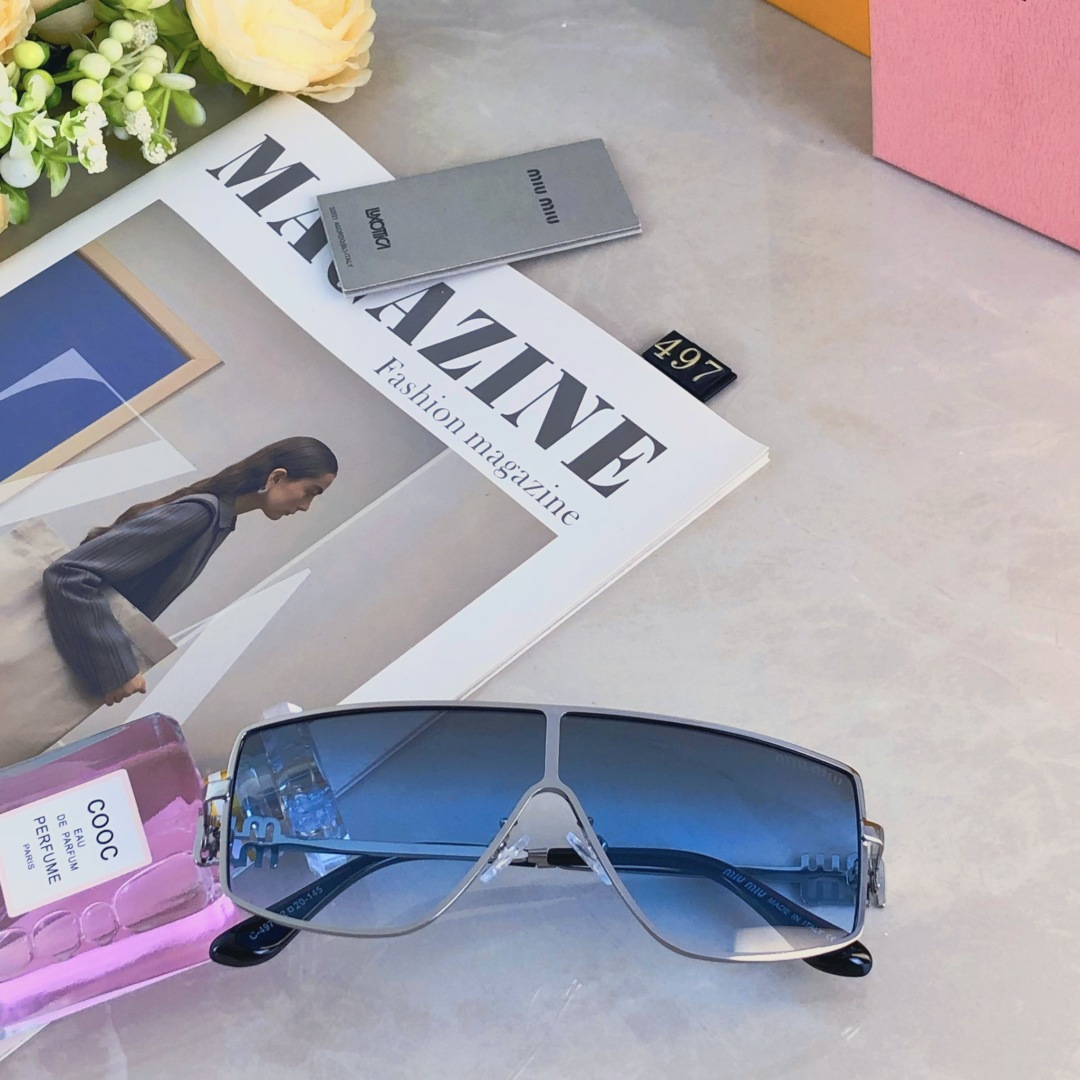 。。miumi*2025新款M家金属太阳镜多边形潮流街拍女网红墨镜ins复古太阳眼镜