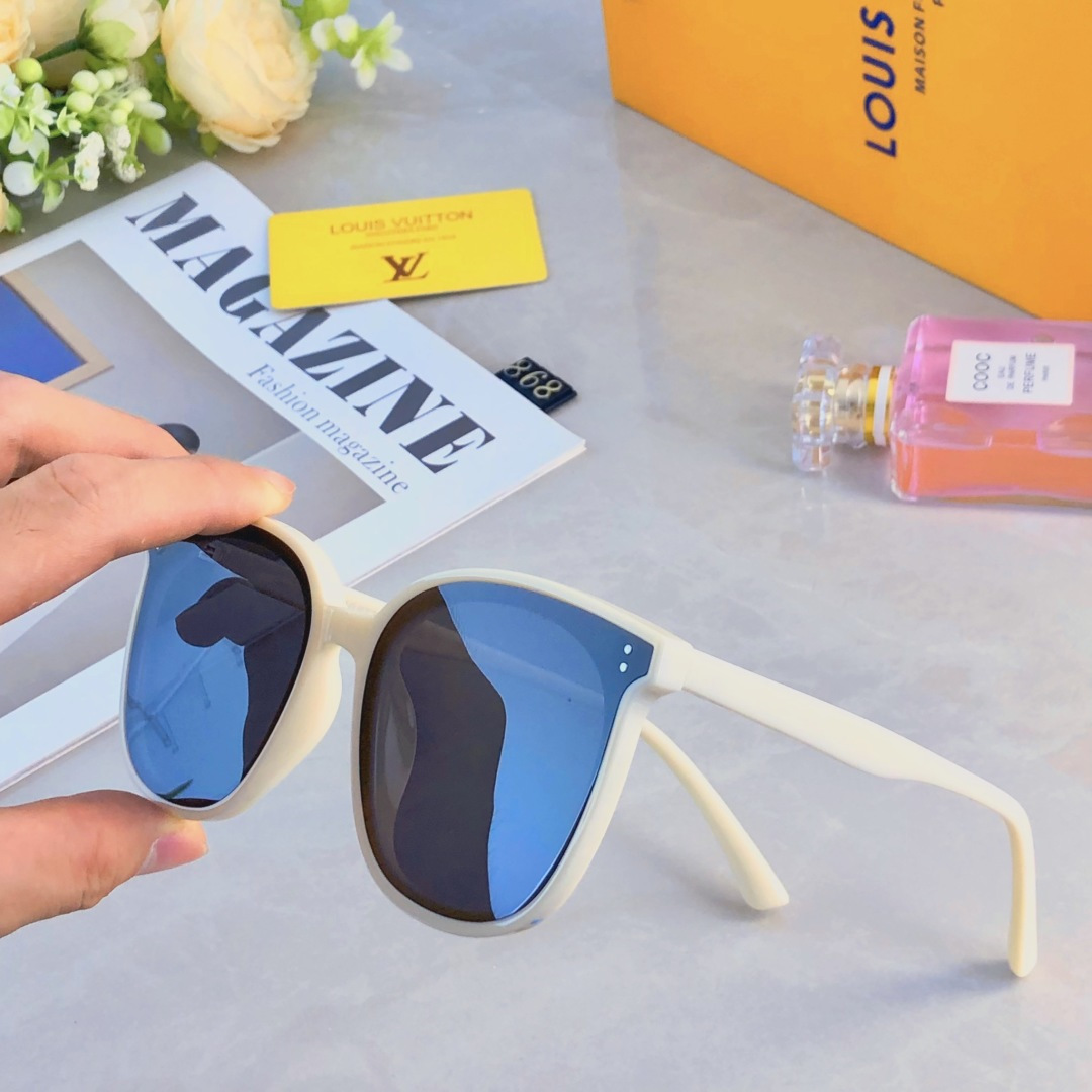 。。Louis vuitto*韩版复古黑超大框潮牌情侣墨镜明星方形圆脸潮人男女太阳眼镜