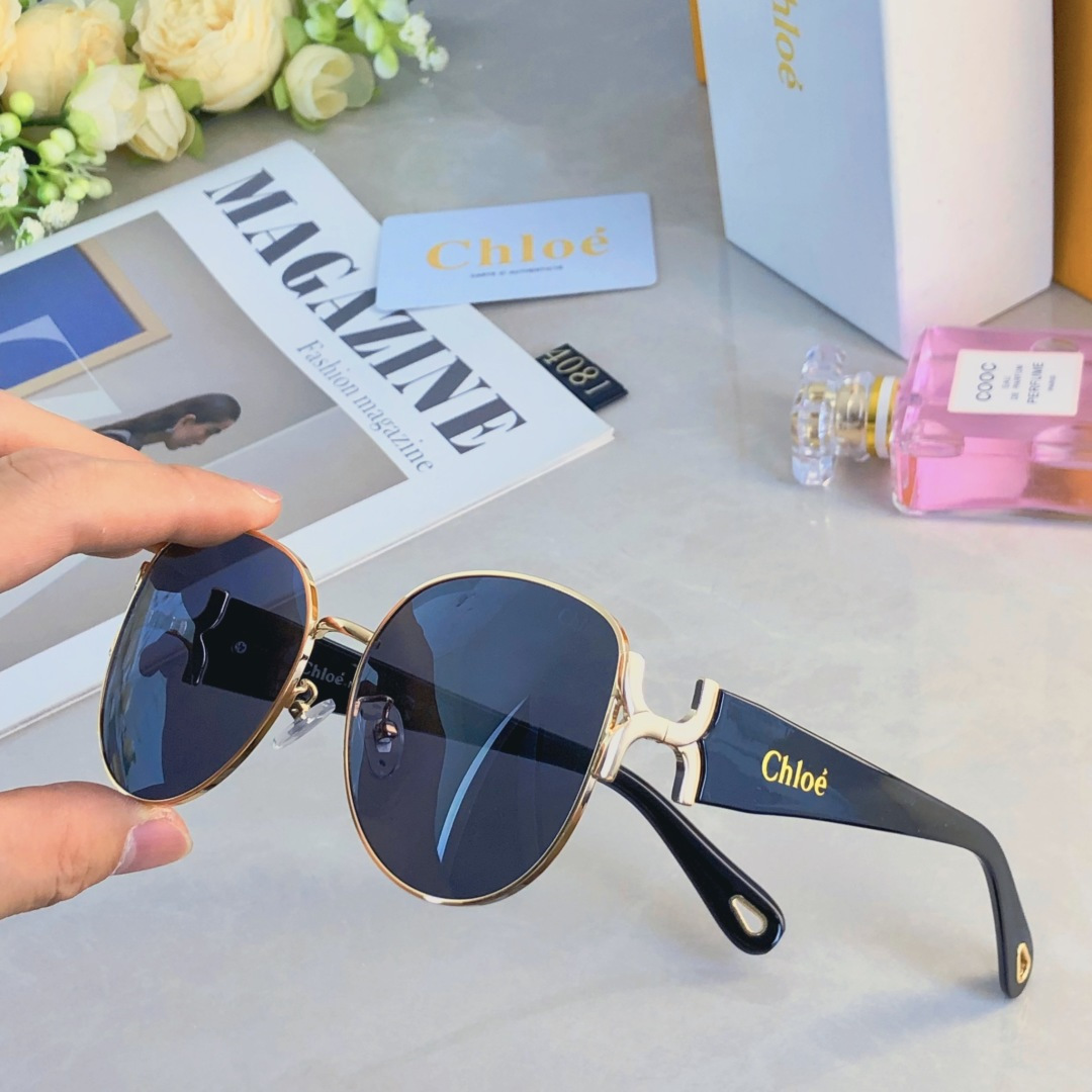 NO:369169,Chlo* concave shape metal large frame oval sunglasses for women fashion face small UV sunglasses, glasses, chloe19860909Chlo*凹造型金属大框椭圆墨镜女时尚显脸小防紫外线太阳眼镜,眼镜,chloe,glasses