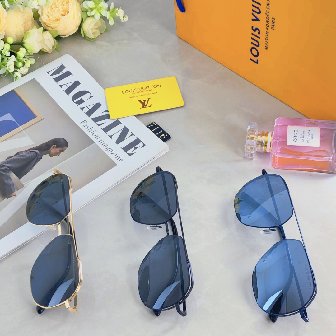 。。Louis vuitto*个性双梁男士高清偏光太阳眼镜潮流经典时尚开车专用防紫外线墨镜