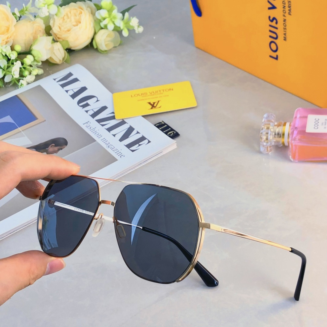 NO:369179,Louis vuitto* Personalized Double Beam Men's HD Polarized Sunglasses Fashion Classic Fashion Special UV Anti-UV Sunglasses, Glasses, louis vuitton19860909Louis vuitto*个性双梁男士高清偏光太阳眼镜潮流经典时尚开车专用防紫外线墨镜,眼镜,louis vuitton,glasses